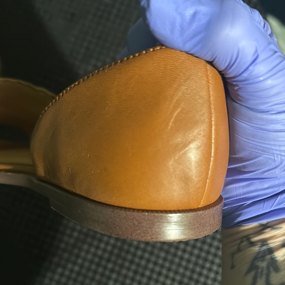 Madewell Women's Brown Woven Leather Flats - Picture 4 of 7